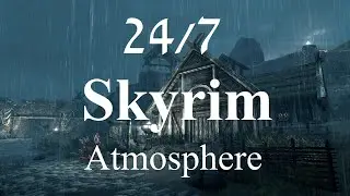 Live 24/7 Skyrim Atmosphere & Music for Rest, Study and Peaceful Exploration | The Echoing Vale