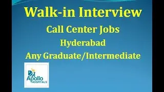 Call Center Jobs in Hyderabad | Apollo TeleHealth Services | Job Vacancy 2022 | BPO || ThatsUpload||