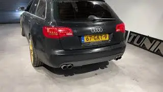 Audi s6 v10 with Crooke tuning exhaust  revvs