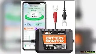 ANCEL BM300 Pro Battery Tester 6V 12V 24V Battery Monitor Bluetooth for Car SOH SOC Battery Health