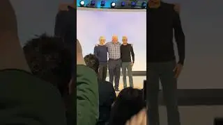 POV you&rsquo;re in the 5th row and Microsoft&rsquo;s 3 CEOs are on stage together for the 1st time in a decade!