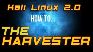 How To - Kali Linux 2.0 - theHarvester