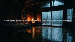Night Worries Taking Over? Rain Sounds and Piano to Relax 🌙 #yaj