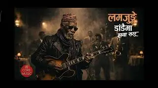 लम्जुङ्गे डांडैमा हावा सरर || ai nepali music 🎶 #aisongs #ainepalisong  