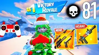 Winterfest Bushranger Skin Gameplay: 81 Kill Zero Build Solo Squad Wins in Fortnite Ch. 5, Season 1