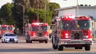 [Long Beach] Fire Dept. Strike Team 1321A Responding