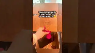 Turn your leftover box into a vacation memory kit! 🏖️📦
