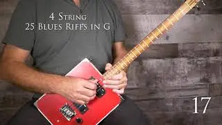 25 Blues Riffs in G - 4 String GDGB - - Book One - Jazz & Blues Unlimited.