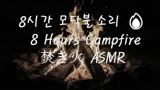 8시간 타닥타닥 모닥불 소리 🔥 8 Hours Campfire | 焚き火 ASMR