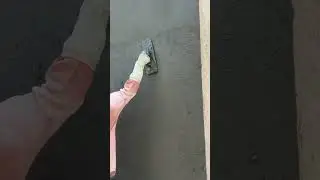 First Stage of Wall Finishing with Black Cement #constructiontips