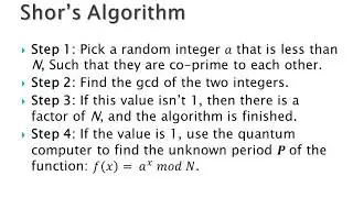 Shor Algorithm