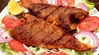 Red Snapper Fish Fry Recipe// Fish fry// Crispy pan fried Fish // Indian style fish recipe