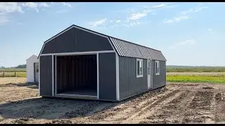 16x32ft Lofted Garage Storage Alberta Pre Fab KGH Buildings