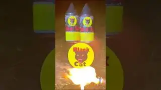 Fireworks / Big N Bad (Double) Outdoor Rockets | Banger Pyrotechnics | Black Cat #fireworks #shorts