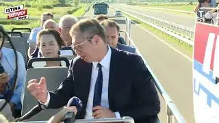 Vučić o autoputu preko Duge Poljane