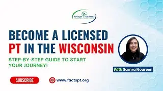 Become Licensed Physical Therapist in Wisconsin | Step-by-Step Guide PT License #physicaltherapist