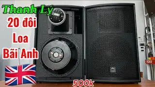Thanh lý 20 đôi loa bãi Anh . Matin black line F12+ giá chỉ 500k . Lh 098.849.4803