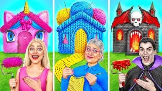 E&eacute;n Gekleurd Huis Uitdaging met Vampire | Grappige Momenten Multi DO Smile