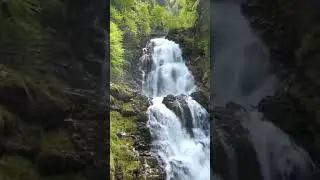 #nature #peacefullocation #naturephotography #peacefulmoments #waterfall #mountains #forestsounds #