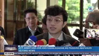 #CongressNews | Hinihinalang Chinese rockets debris, na-recover ng isang PHL Navy Vessel sa Palawan