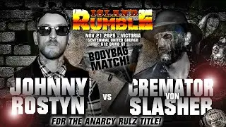 VIPW Nov 21 2025 - Island Rumble - Anarchy Rulz - Bodybag Match - Rostyn VS Cremator Von Slasher(C)