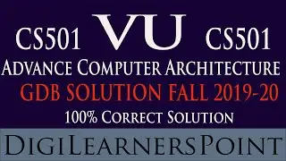 #CS501 GDB Fall 2019-20 |Complete Solution|Digilearnerspoint