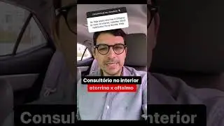 Consult&oacute;rio no interior (oftalmo x otorrino)