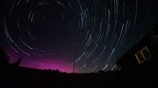 Star Trails Northern lights dji osmo action 4 stars movie night photography 4k