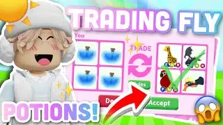 Trading FLY POTIONS ONLY In Adopt Me! (Roblox)