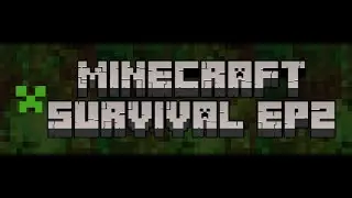 Minecraft  survival ep2 :  build a house part 1  #minecraft #survival