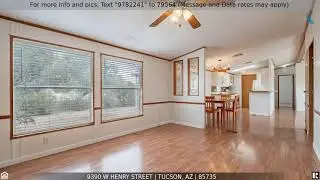 Priced at $215,000 - 9390 W Henry Street, Tucson, AZ 85735