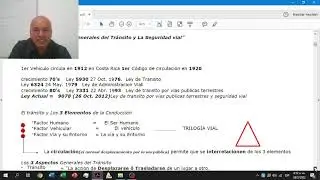 Escuela de manejo RCV CURSO TEORICO DE MANEJO  COSEVI 2024 CAPITULO 1 TEL 87243253