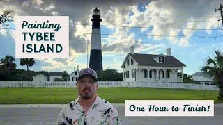 Plein Air Road Trip Day 3 | Lighthouse at Sunset | Fleeting Light