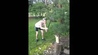 Slow Motion Axe Boy
