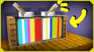 🦊Como fazer uma TV ANTIGA REALISTA no MINECRAFT