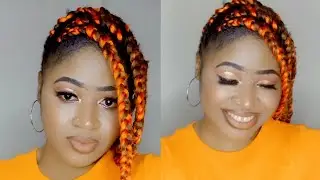 How to CORNROW / GHANA braids on your hair (for Beginners)