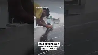 ADANI BIFACIAL 550W DCR PANELS
