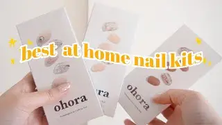BEST Korean Nail Kit REVIEW (Ohora Gel Review / Dashing Diva / MANIME) ✨ + Cottagecore Tea Party
