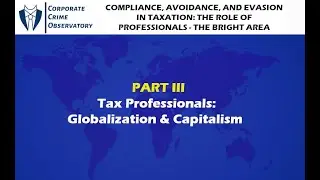 Compliance, Avoidance, and Evasion in Taxation: The Role of Professionals - The Bright Area: Panel 3