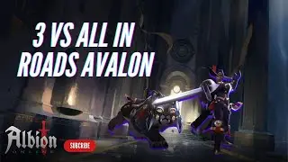 3 vs All in Roads Avalon - Albion Online