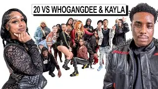 20 PEOPLE VS 2 REALITY STARS: NBA YOUNGBOY COUSIN WHOGANGDEE & KAYLA