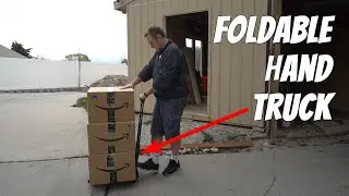 SPACEKEEPER Folding Hand Truck Review -  500 LB Heavy Duty Luggage Cart / Dolly