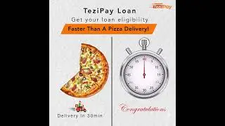 Get your loan eligibility faster than a pizza delivery!#loans #tezipayloans #tezipay #arthmate