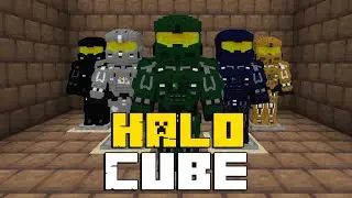 (NEW) HaloCube 3D Guns&Armor in Minecraft PE 1.20