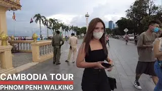 Cambodia 2021 in Phnom Penh City walking tour
