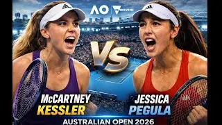 Jessica Pegula vs McCartney Kessler | 2026 Australian open  Round 64| WTA Match Highlights