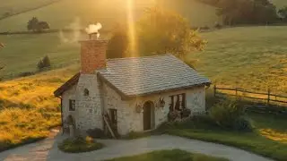 A Small Rustic Vintage Cottage 🕯️ | Cozy Countryside Home & Slow Living Atmosphere