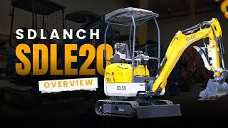 SDLANCH SDLE20 Yanmar Diesel 23 HP Mini Excavator Overview | Best Seedling LLC