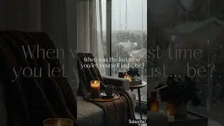Wrapped in Rain & Candlelight&rdquo;Blanket, Candle, Rain &mdash; A Quiet Moment&rdquo;