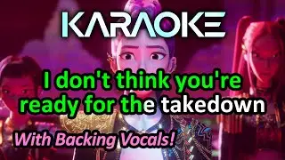 Takedown (Karaoke & Backing Vocals) - KPop Demon Hunters